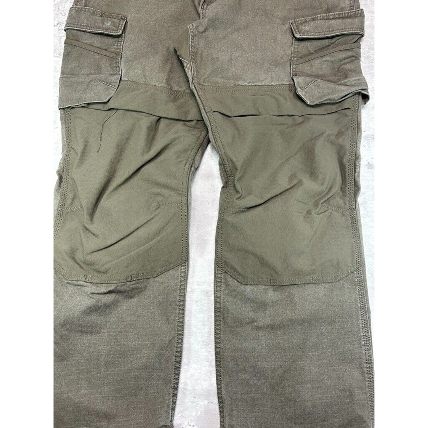 Carhartt Ripstop Work Wear Nylon Double Knee Carpenter Pants Size 39 Brown