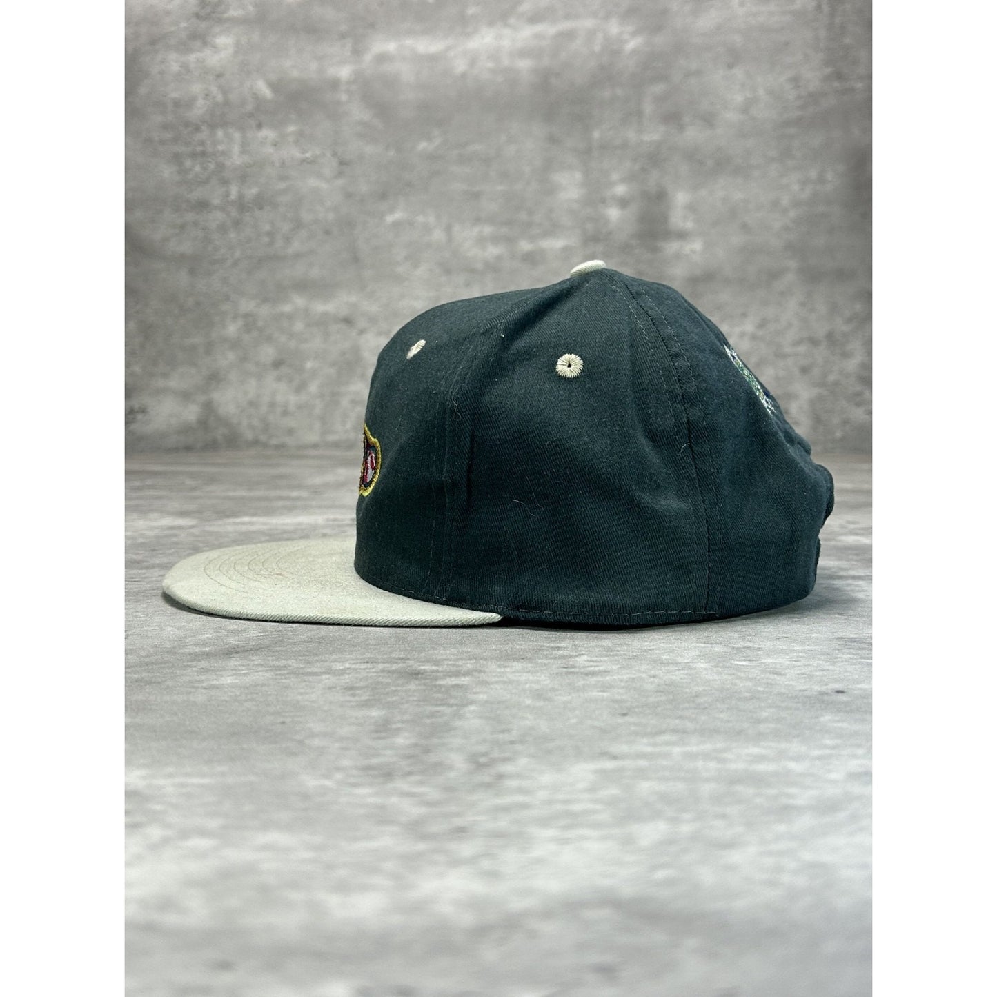 Vintage 90s Milwaukee Brewers MLB Miller Park Embroidered Snapback Hat OSFA