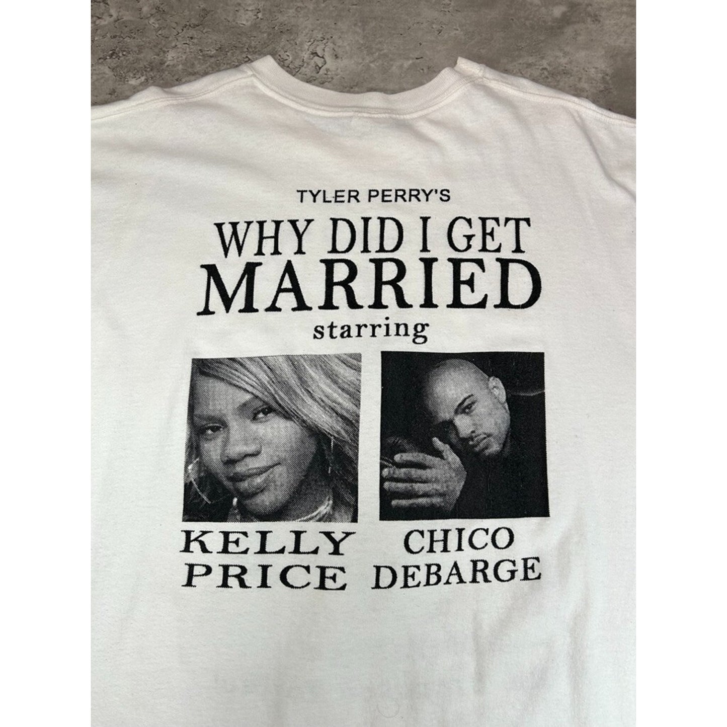 Vintage Tyler Perrys Why Did I Get Married Kelly Price Movie T-Shirt Size XL