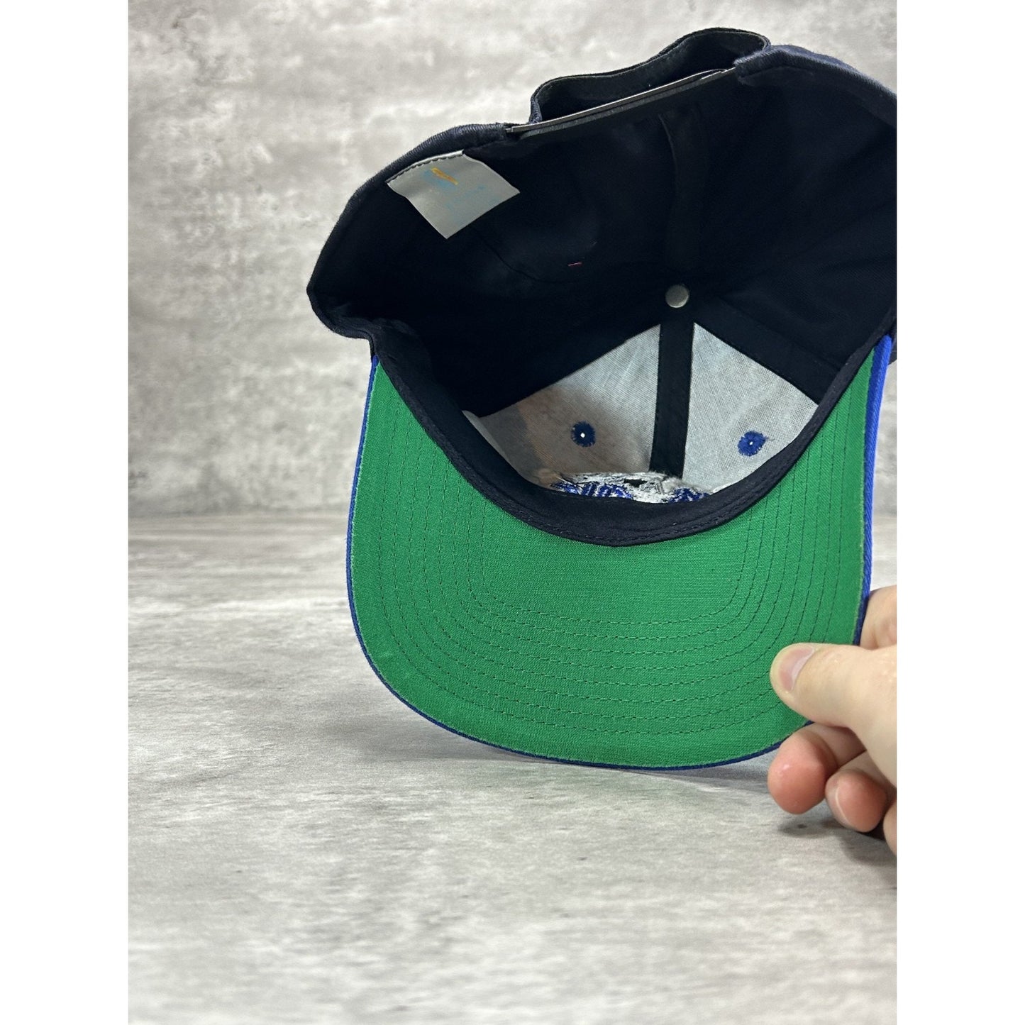 Vintage 90s Orlando Magic NBA Embroidered Spellout Basketball Snapback Hat OSFA