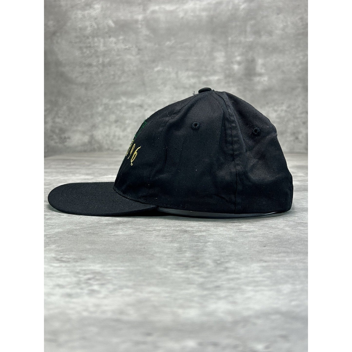 Vintage 1996 Atlanta Olympics Embroidered Logo Snapback Hat OSFA Black