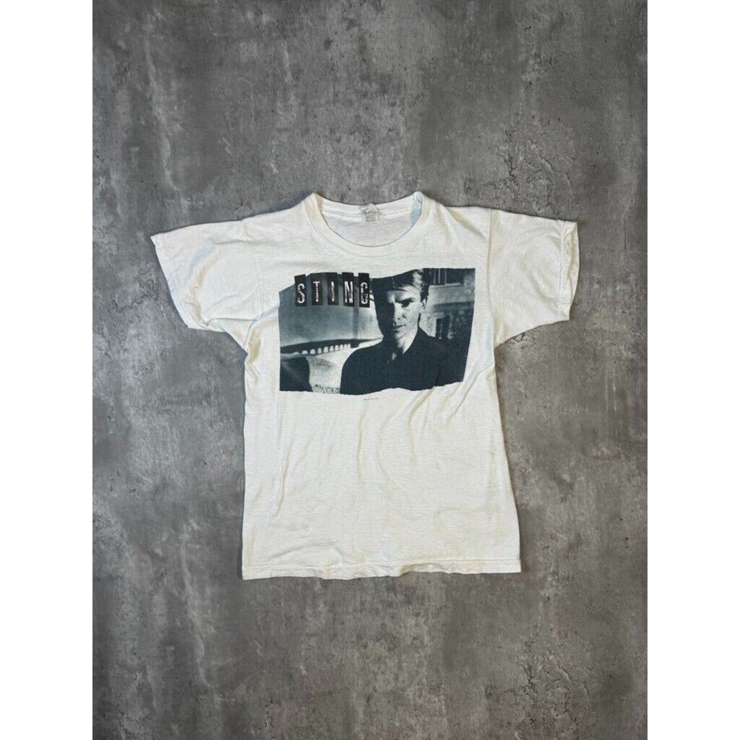 Vintage 1985 Sting The Dream Of The Blue Turtles World Tour T-Shirt Size Small