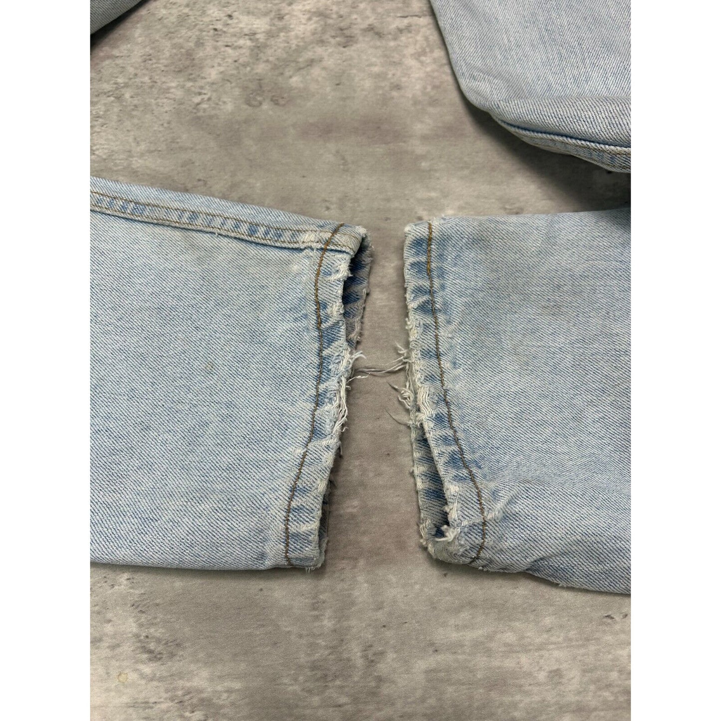 Vintage 90s Levis 550 Red Tab Relaxed Fit Light Wash Pants Size 30 Blue
