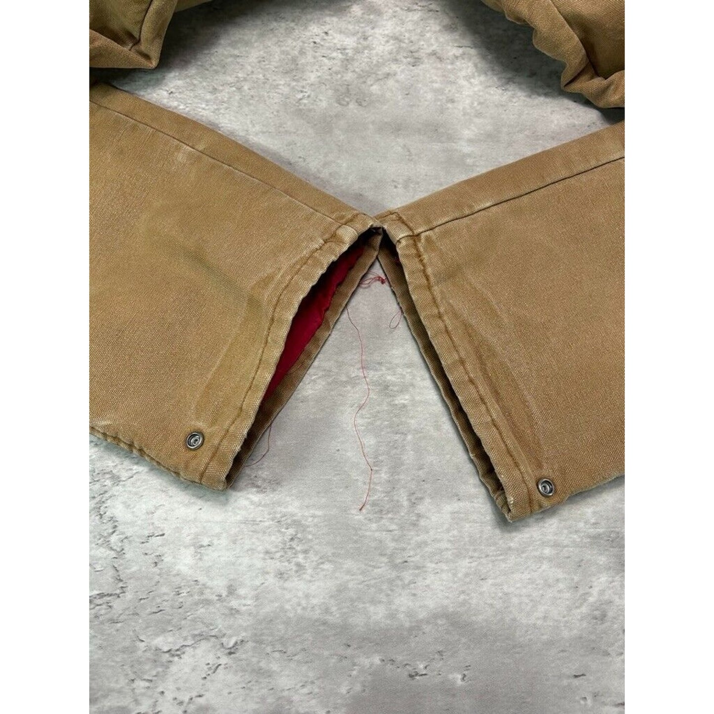 Vintage Dickies Quilted Lined Canvas Workwear Pants Size 31 Beige