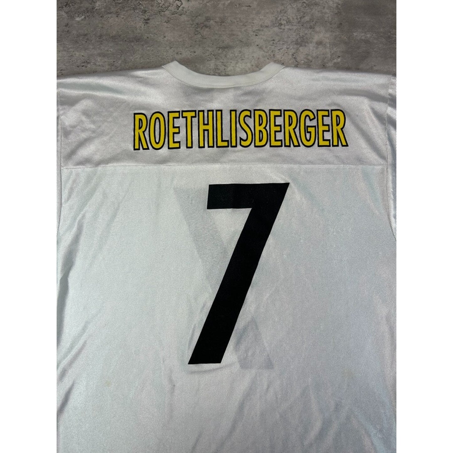 Vintage Ben Roethlisberger #7 Pittsburgh Steelers NFL Football Jersey Size Medium