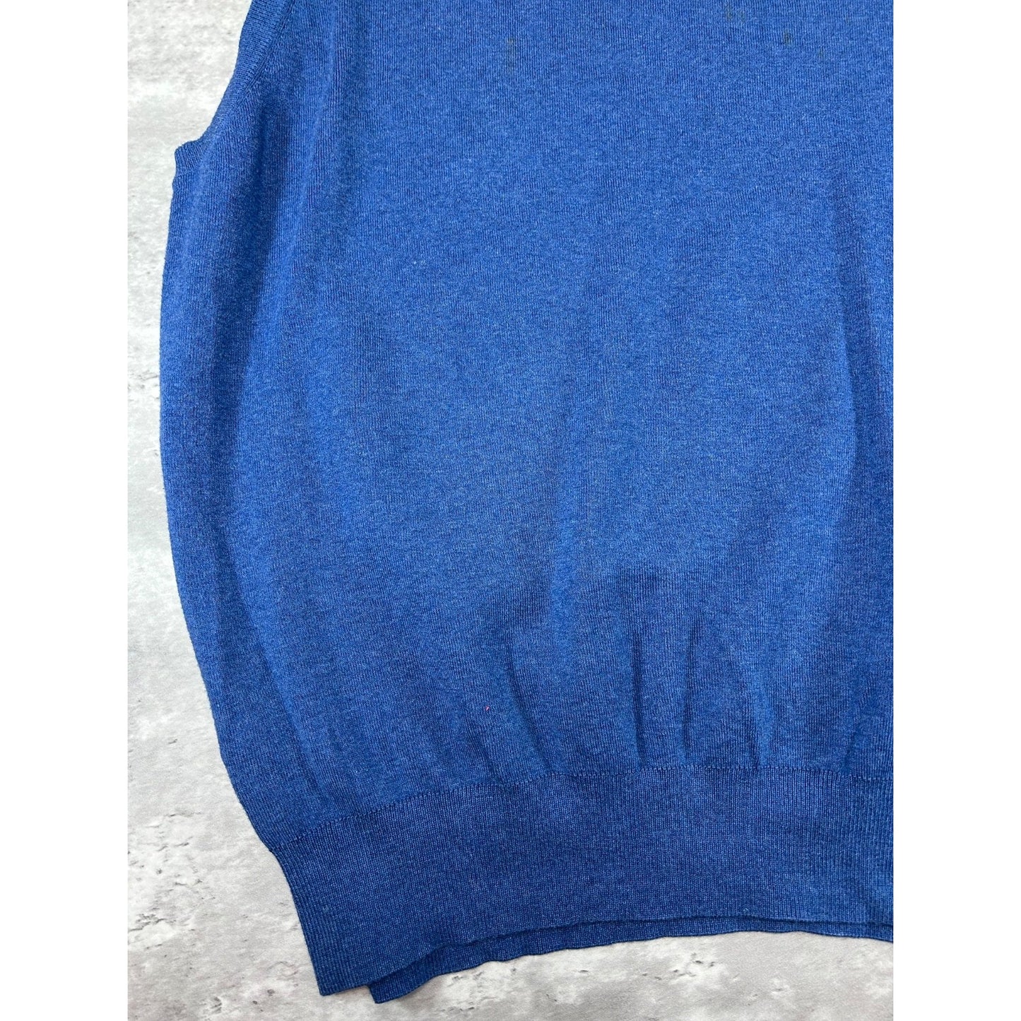 Vintage Polo Ralph Lauren Embroidered Pony Sweater Vest Size 2XL Blue