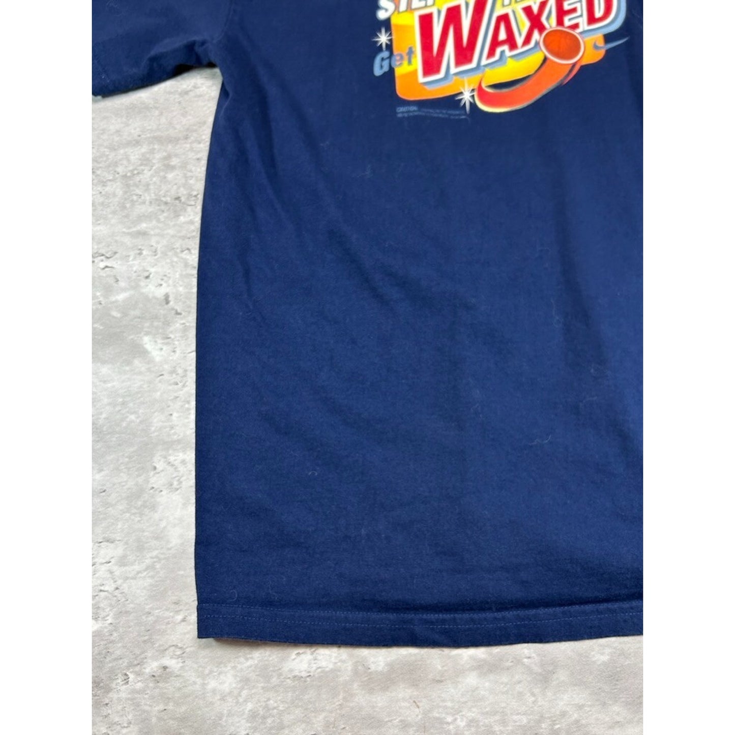 Vintage 90s Nike Womens Basketball She Keeps A Clean House T-Shirt Size XL Blue