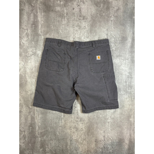 Carhartt Relaxed Fit Canvas Workwear Carpenter Shorts Size 42 Gray