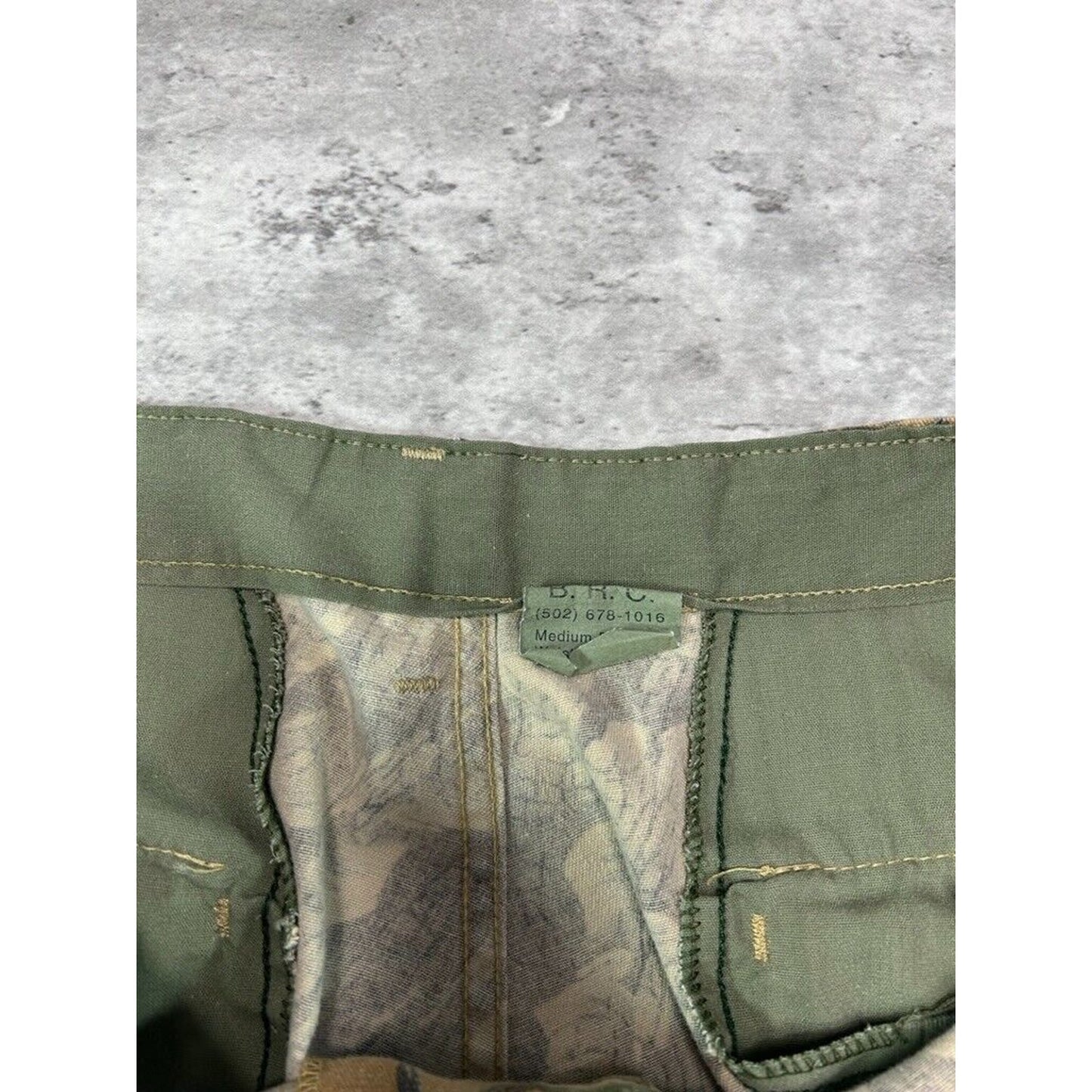 Vintage Oak Country Image Tree Camo Hunting Cargo Pants Size 36
