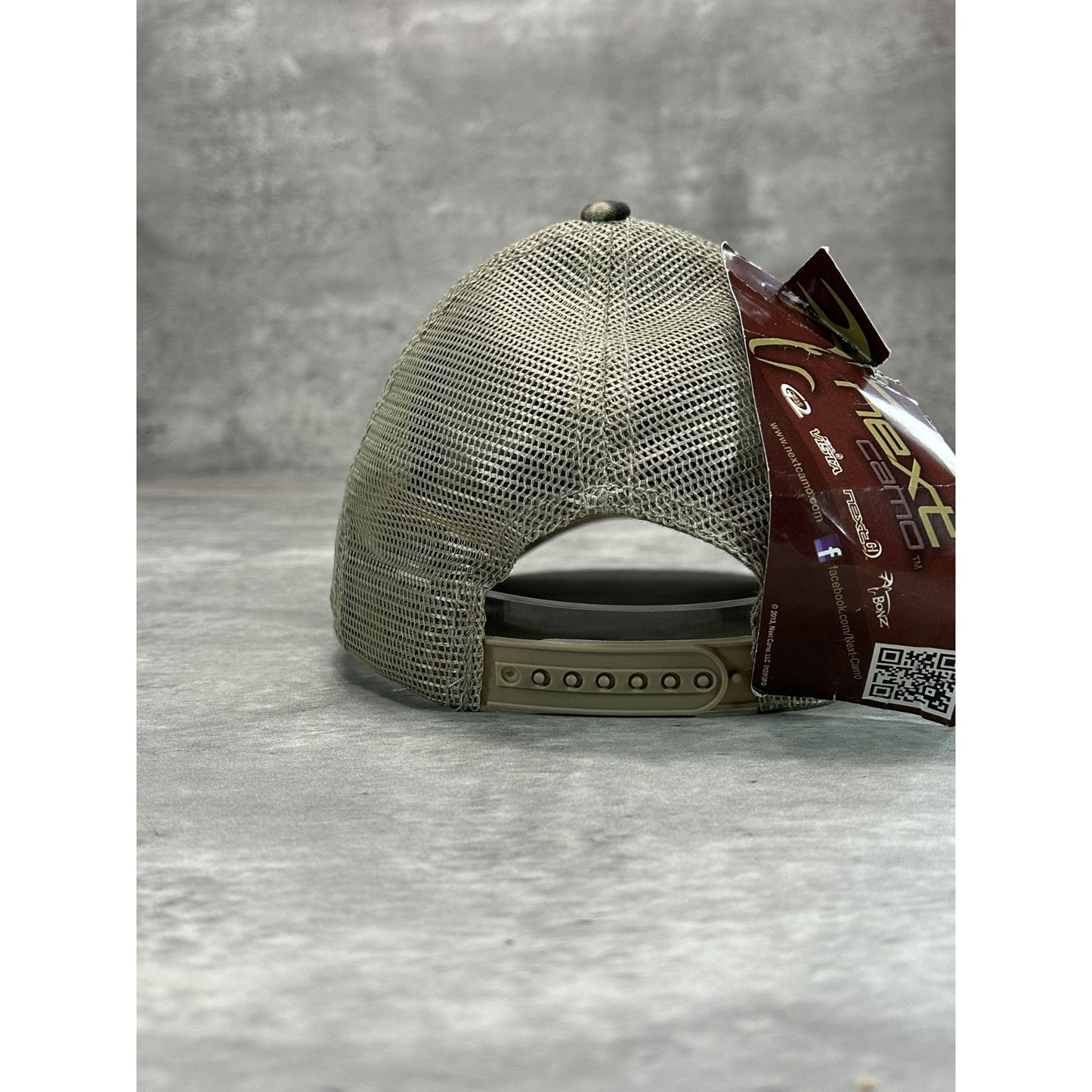 Vintage Fastenal Embroidered Spellout Tree Camo Trucker Snapback Hat OSFA