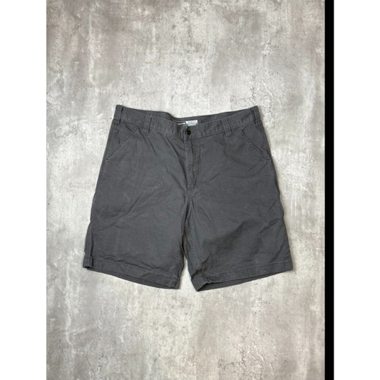 Carhartt Relaxed Fit Canvas Workwear Five Pocket Shorts Size 40 Gray