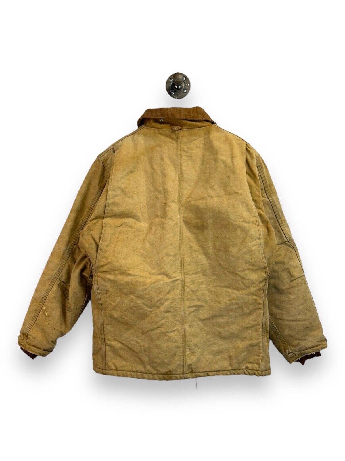 Vintage 90s Carhartt Quilted Lined Canvas Workwear Arctic Jacket Size Large