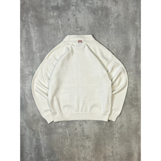 Vintage 90s Detroit Red Wings NHL Embroidered Pullover Knit Sweater Size Small