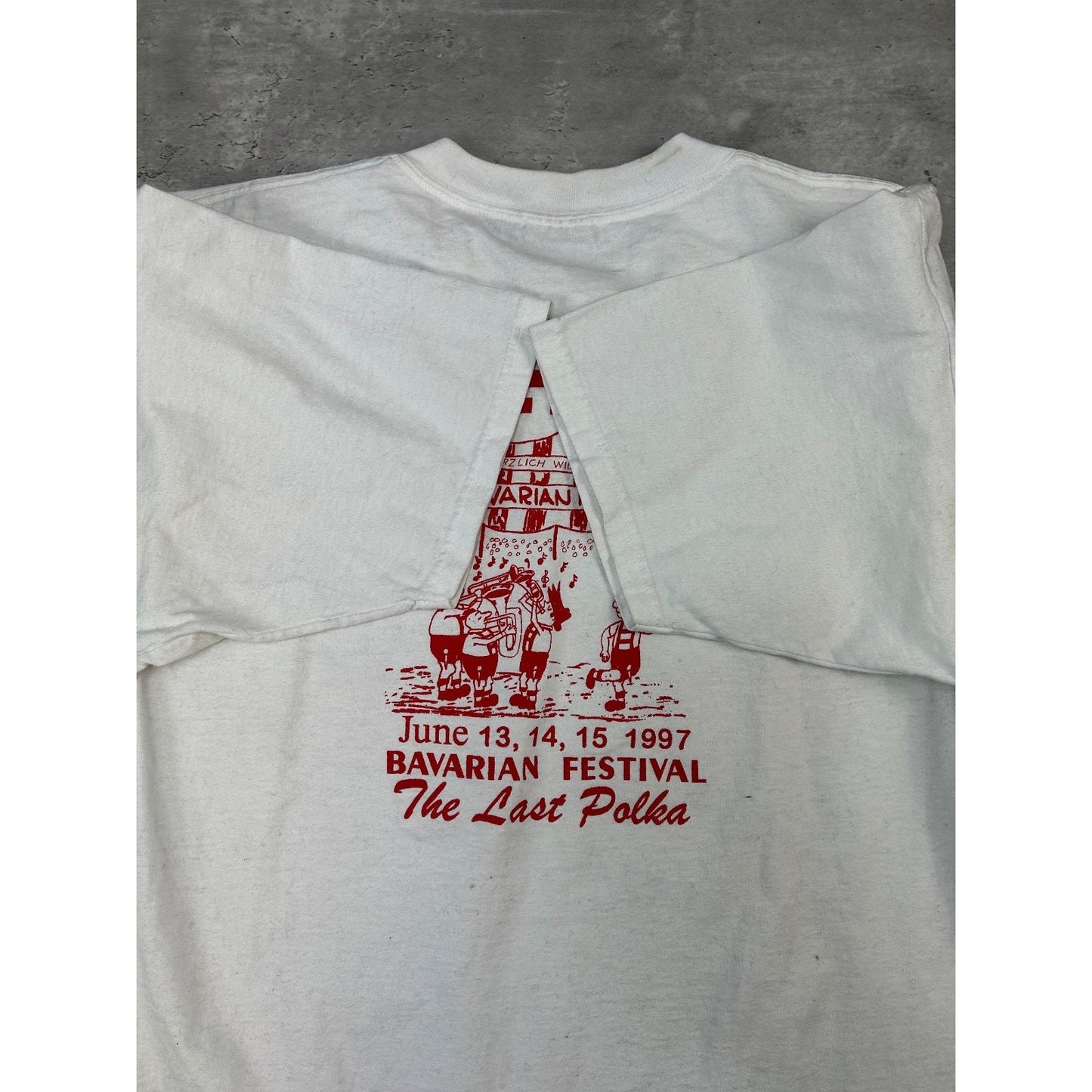 Vintage 1996 Budweiser King Of Beers Staff Beer Promo T-Shirt Size XL White