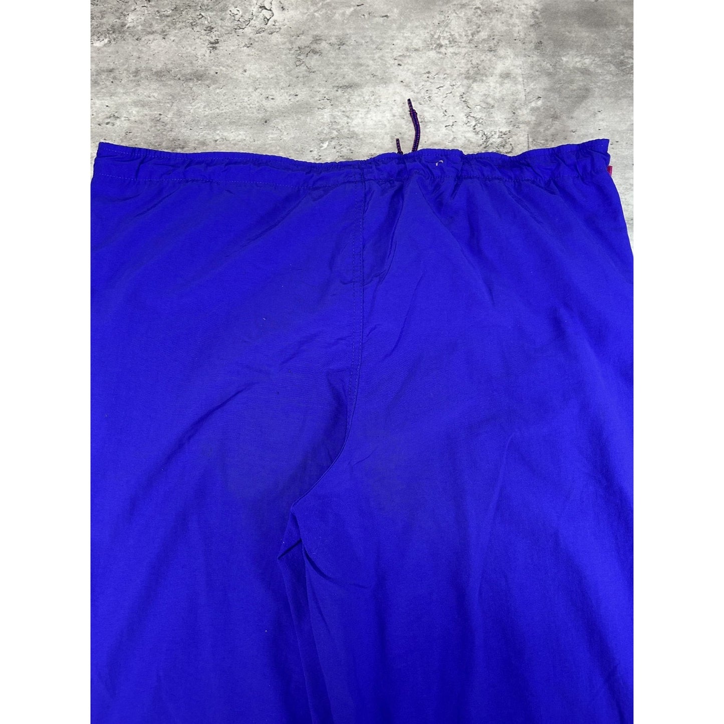 Vintage 90s Nike Aqua Gear Spellout Patch Nylon Track Pants Size Large
