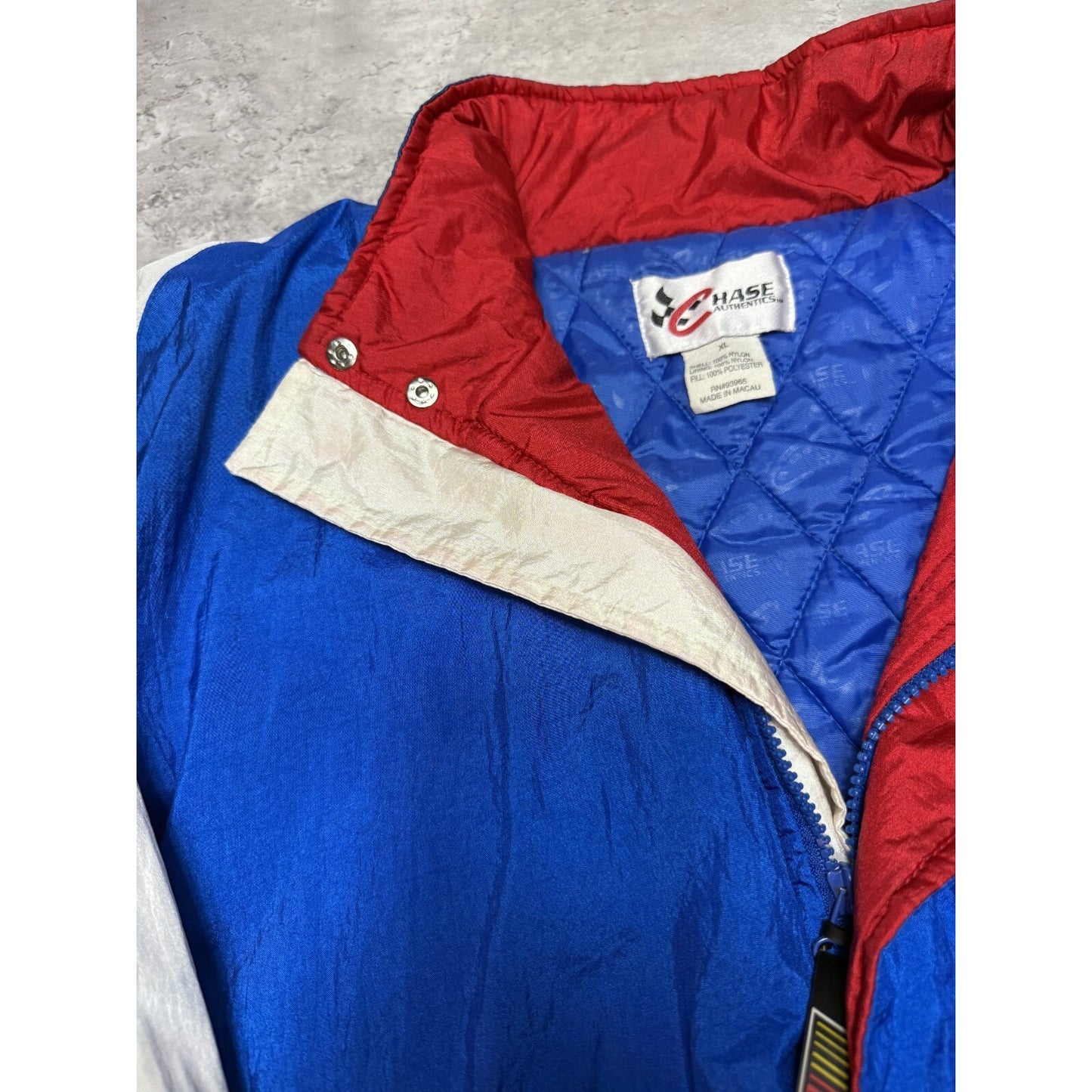 Vintage Dale Jarrett #88 Nascar Embroidered Full Zip Insulated Jacket Size XL
