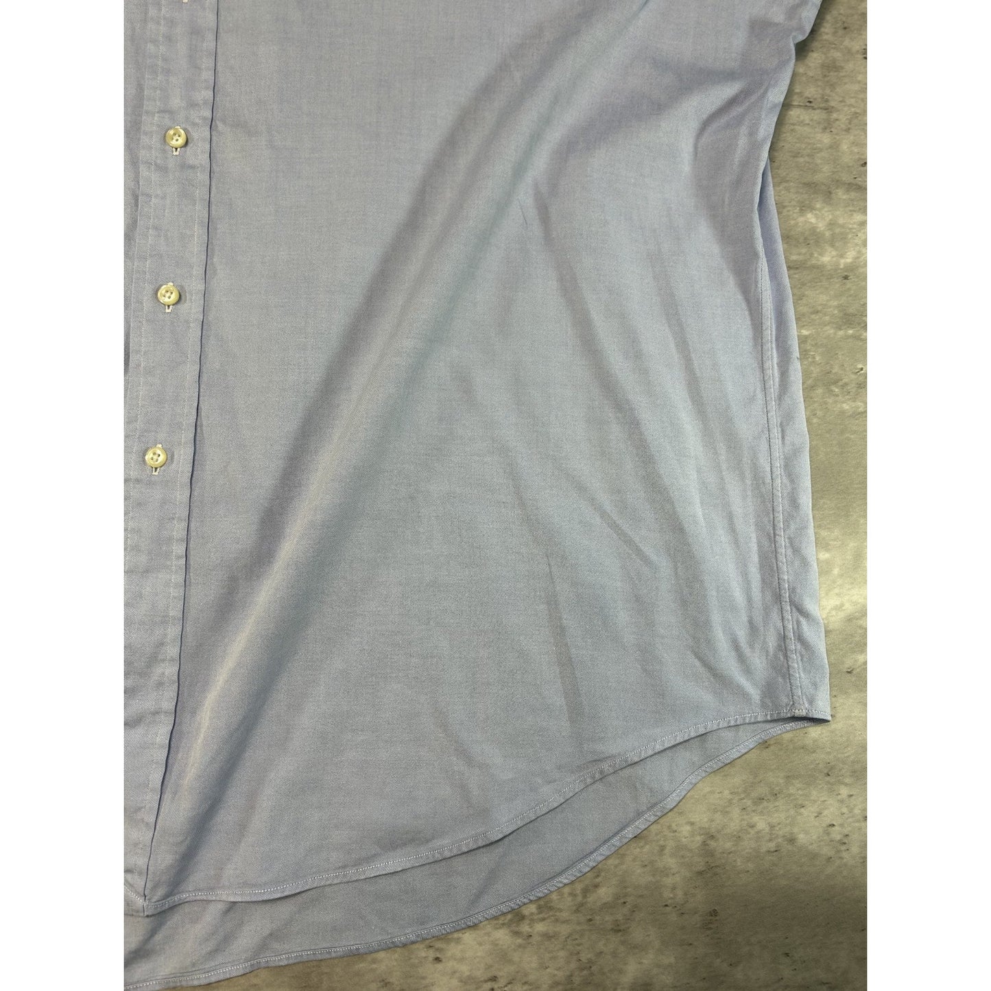Vintage Polo Ralph Lauren Embroidered Pony Long Sleeve Button Up Shirt Sz 2XL