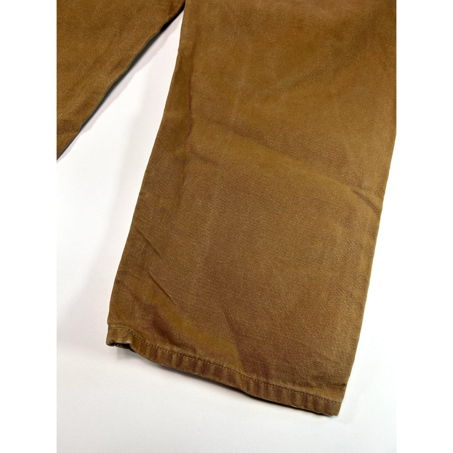 Vintage Carhartt Canvas Workwear Double Knee Carpenter Pants Size 37 Beige