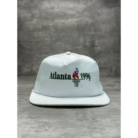 Vintage 1996 Atlanta Olympics Embroidered Spellout Logo Snapback Hat OSFA