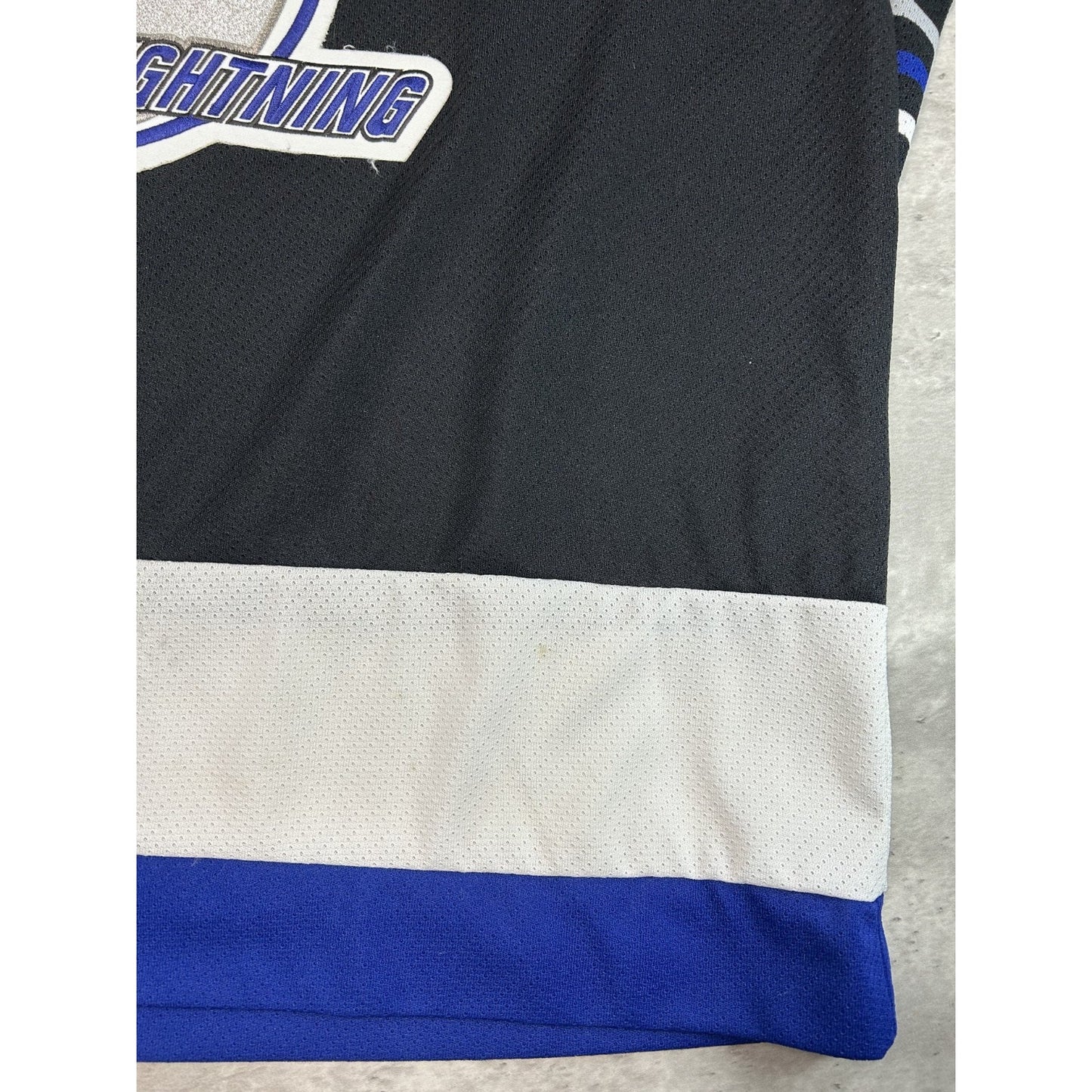 Vintage 90s Tampa Bay Lightning NHL CCM Stitched Hockey Jersey Size XL