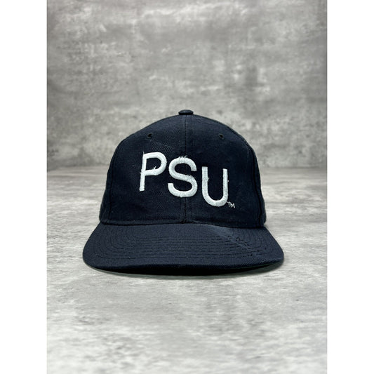 Vintage 90s Penn State University NCAA Embroidered Spellout Snapback Hat OSFA