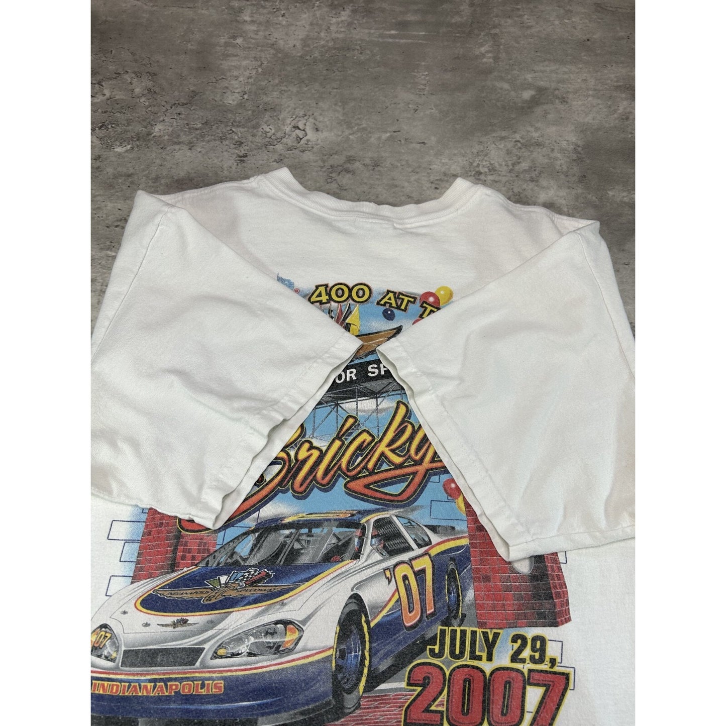 Allstate 400 At The Brickyard Indianapolis Speedway Graphic T-Shirt Size Large