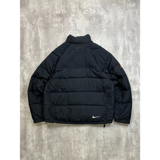 Vintage Nike ACG Embroidered Swoosh Full Zip Puffer Jacket Size XL