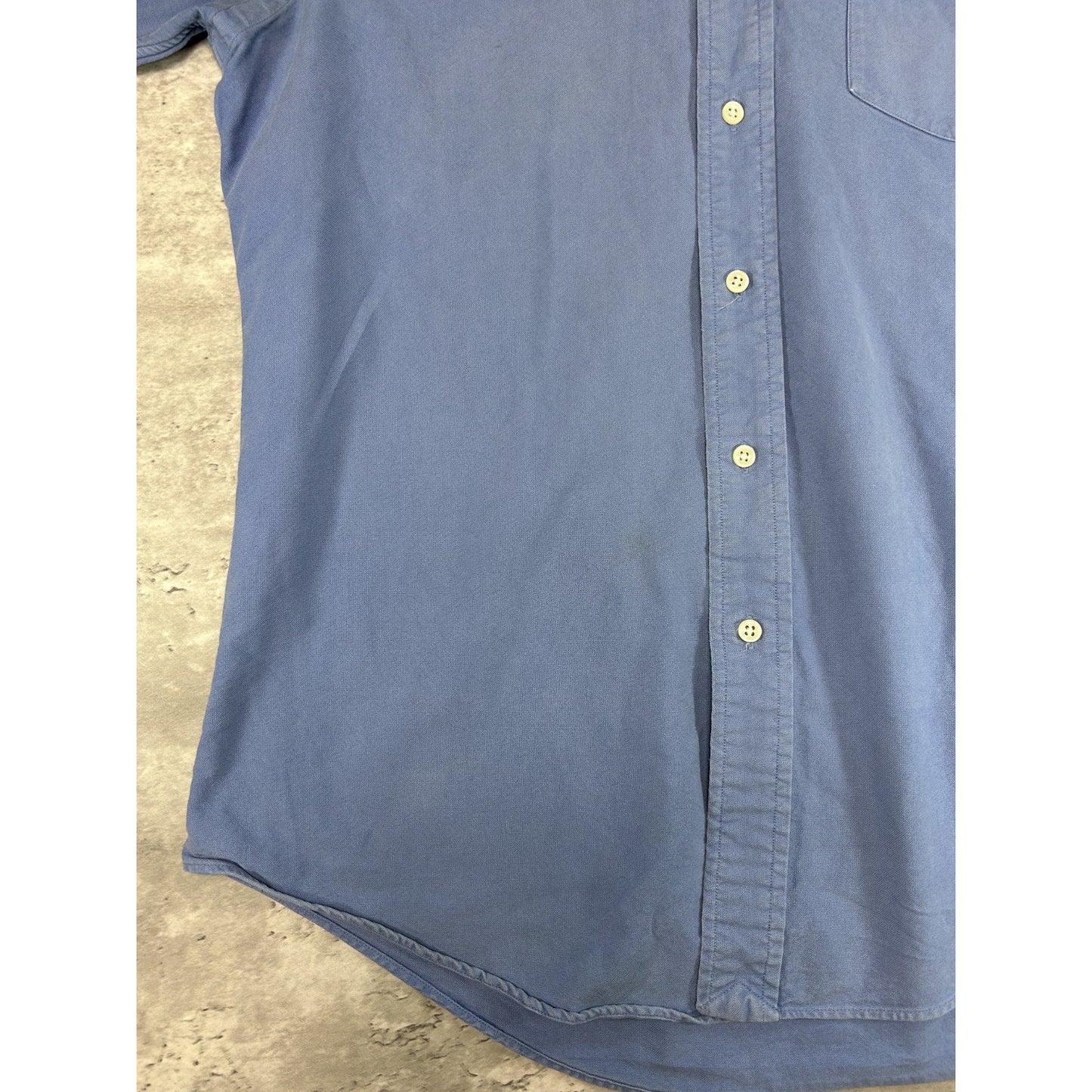 Vintage Polo Ralph Lauren Embroidered Pony Long Sleeve Button Up Shirt Sz Medium