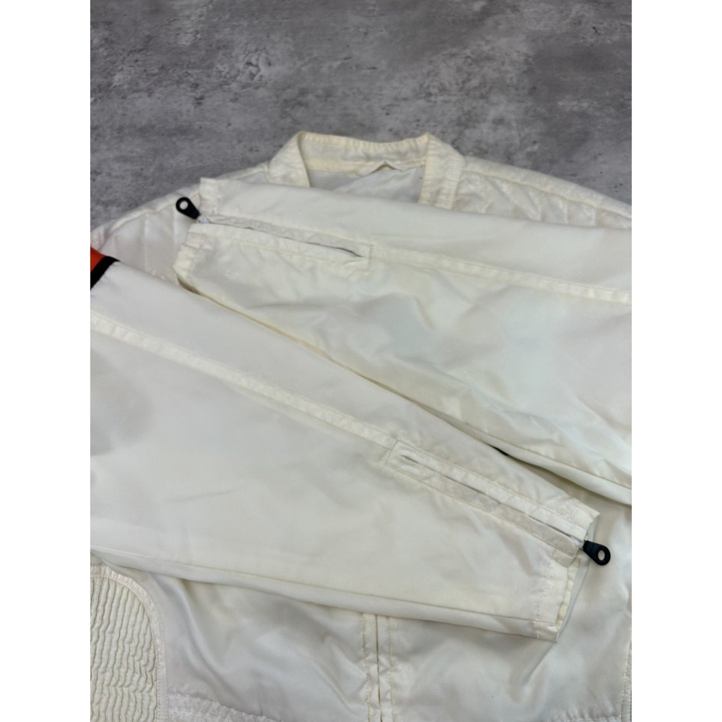 Vintage Womens Harley Davidson Embroidered Logo Full Zip Cafe Racer Jacket Large