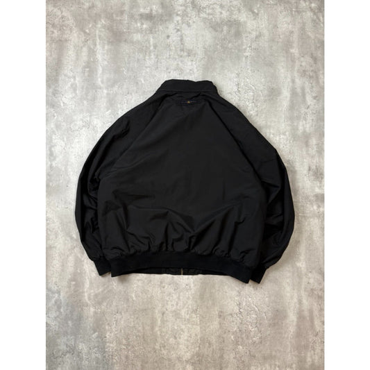Vintage Tommy Hilfiger Harrington Style Bomber Jacket Size XL Black