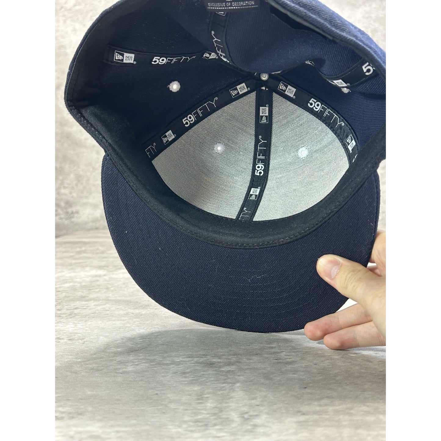 MiLB Embroidered Monster Logo Baseball Fitted Hat 7 1/2