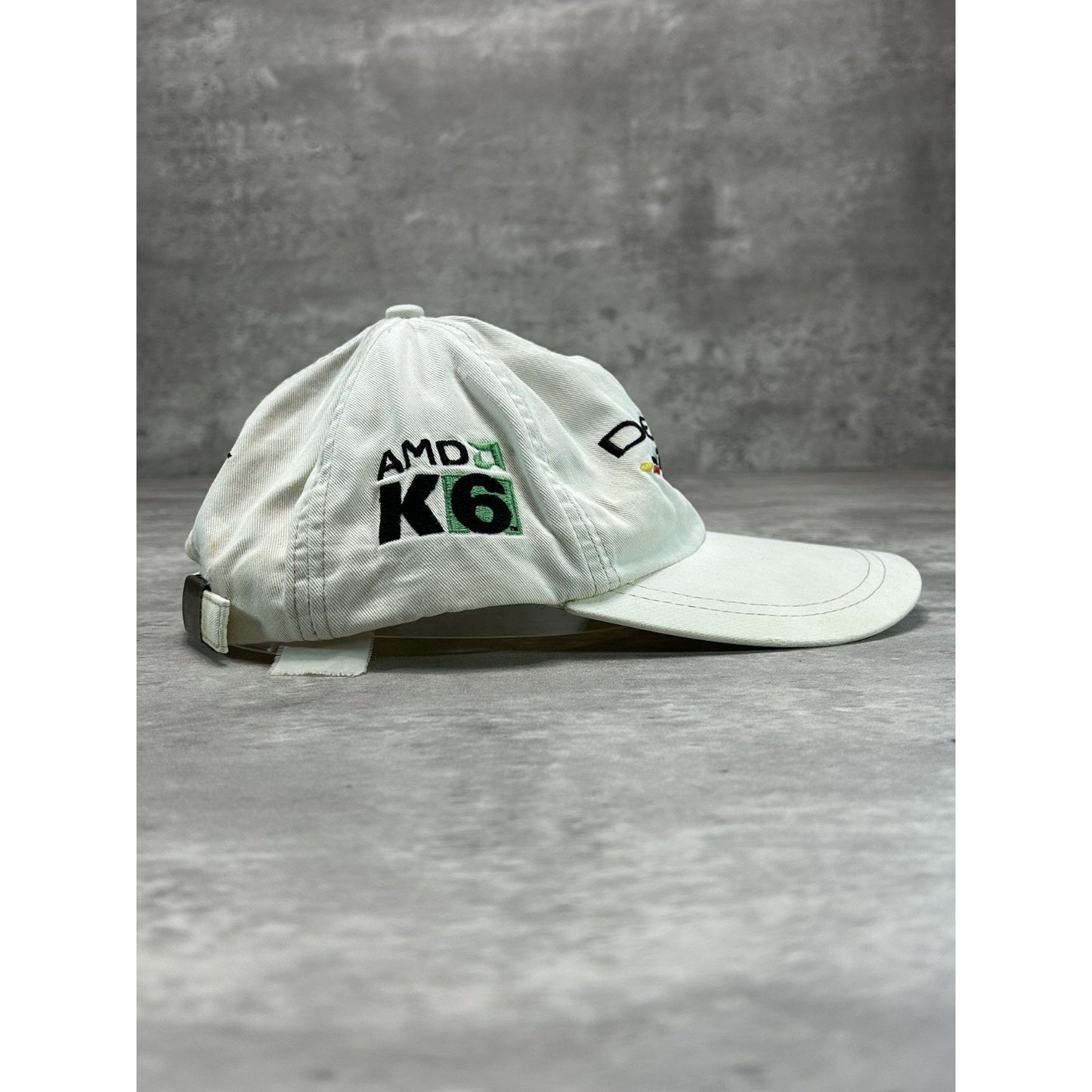 Vintage Delph Racing Embroidered Spellout Nascar Strapback Hat OSFA