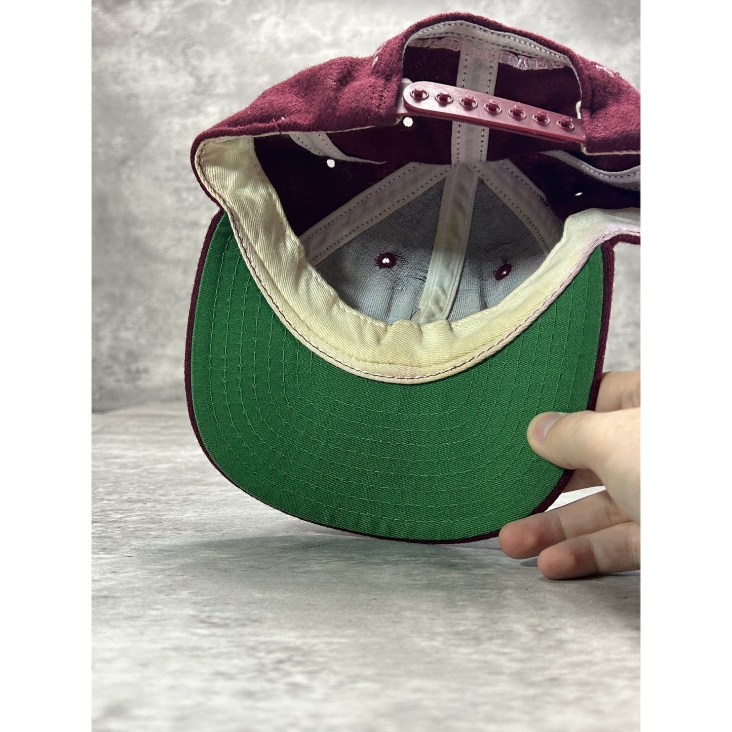 Vintage 80s/90s Stanford University NCAA Embroidered S Snapback Hat OSFA