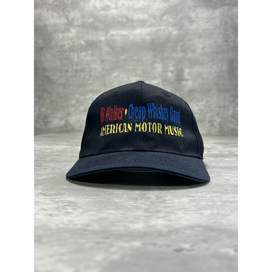 Vintage 90s JB Walker & The Cheap Whiskey Band Rock Music Snapback Hat OSFA