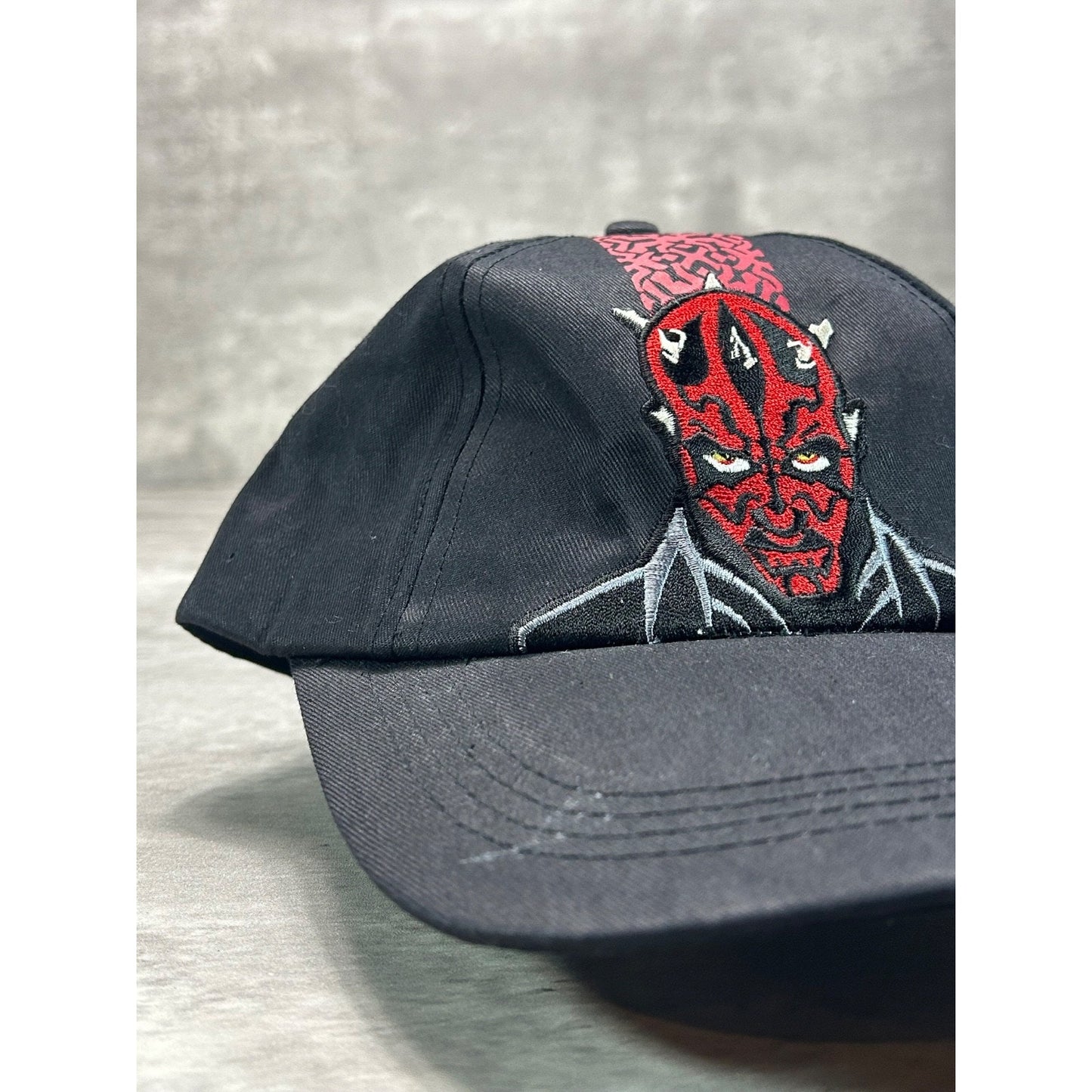 Vintage Star Wars The Phantom Menace Darth Maul Movie Promo Strapback Hat OSFA