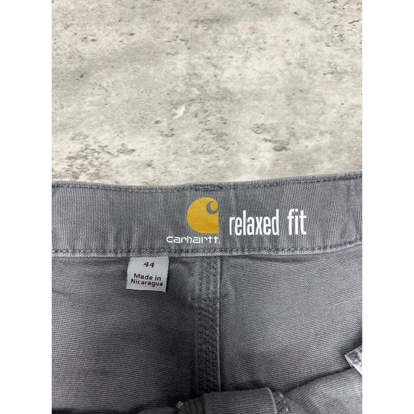 Carhartt Relaxed Fit Canvas Workwear Five Pocket Shorts Size 43 Gray