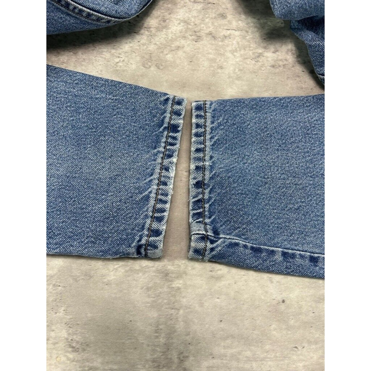 Vintage 90s Levis 550 Red Tab Medium Wash Denim Pants Size 34 Blue