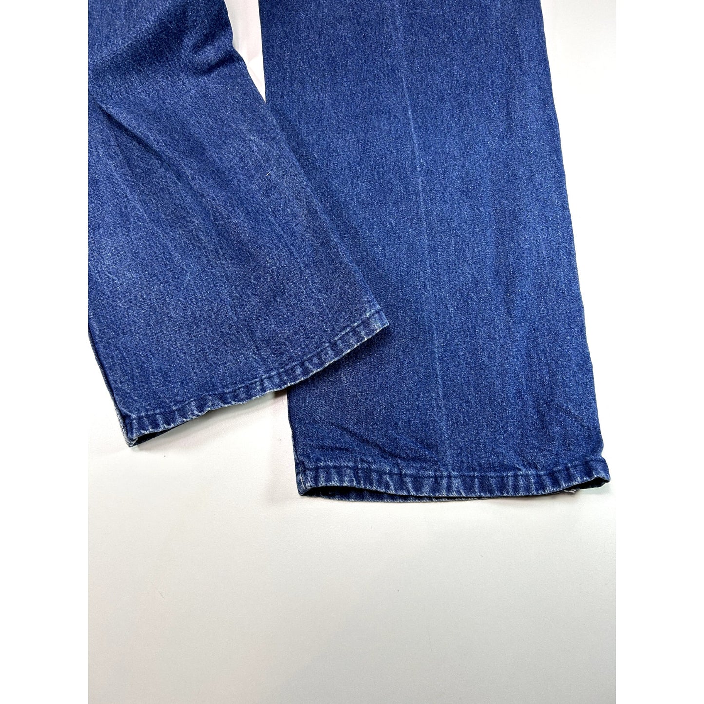 Vintage Dickies Dark Wash Denim Workwear Carpenter Pants Size 34 Blue