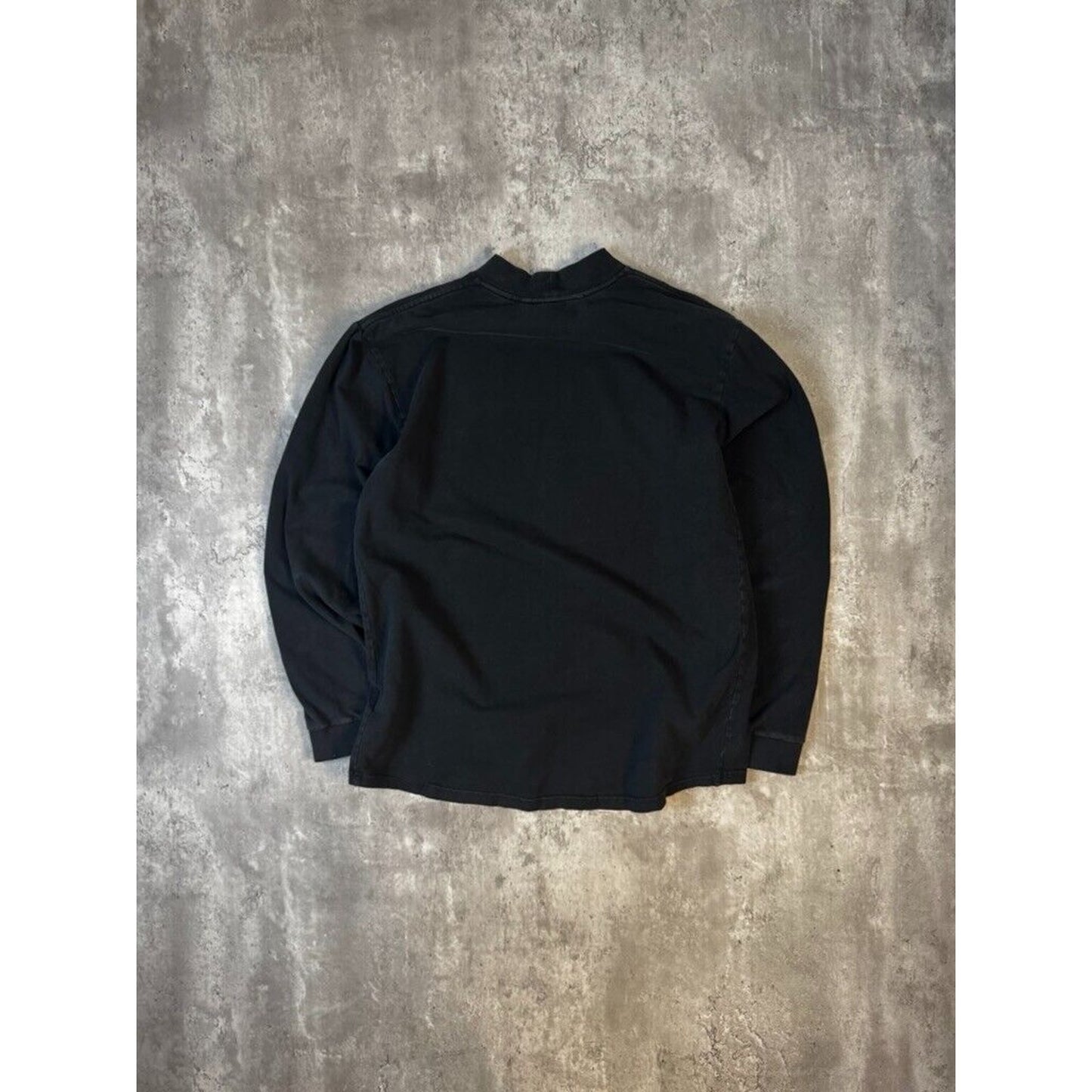 Vintage Nike Embroidered Mini Swoosh Mock Neck Long Sleeve T-Shirt Size Large