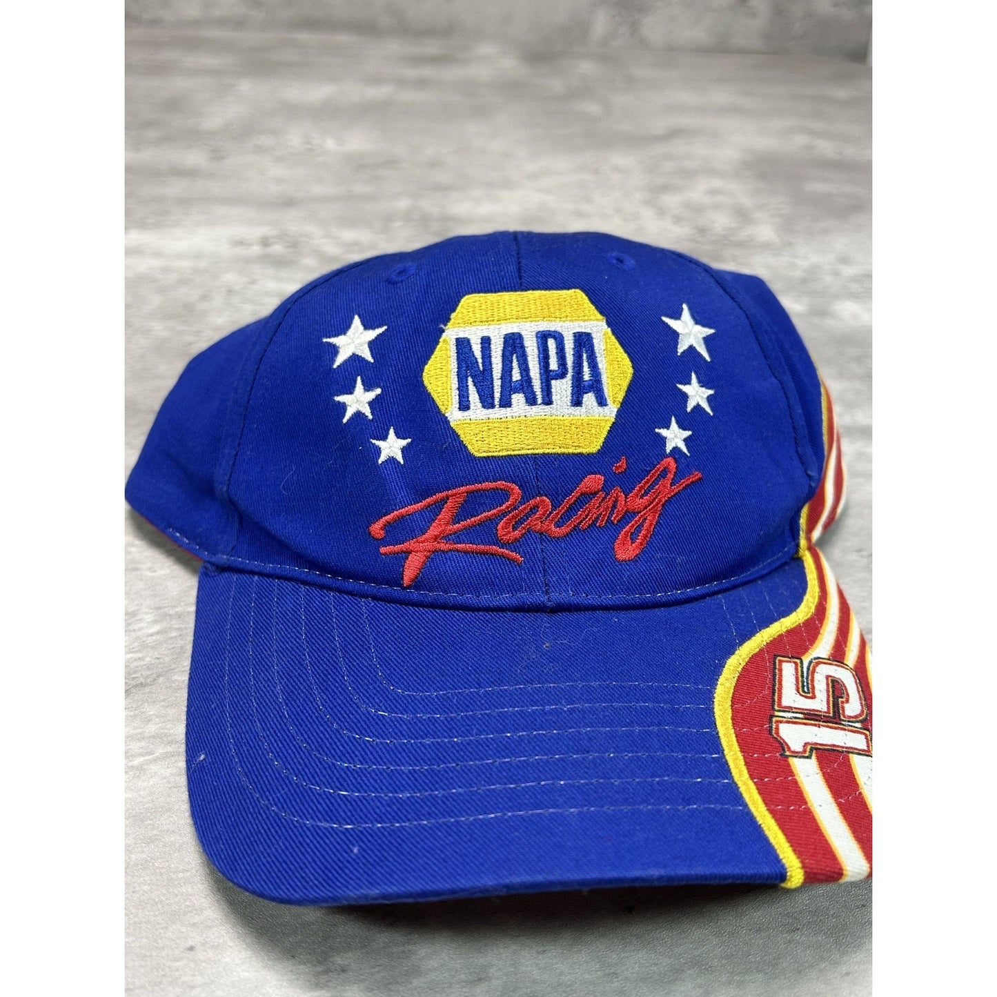 Vintage Napa Racing Embroidered Logo Spellout Nascar Strapback Hat OSFA