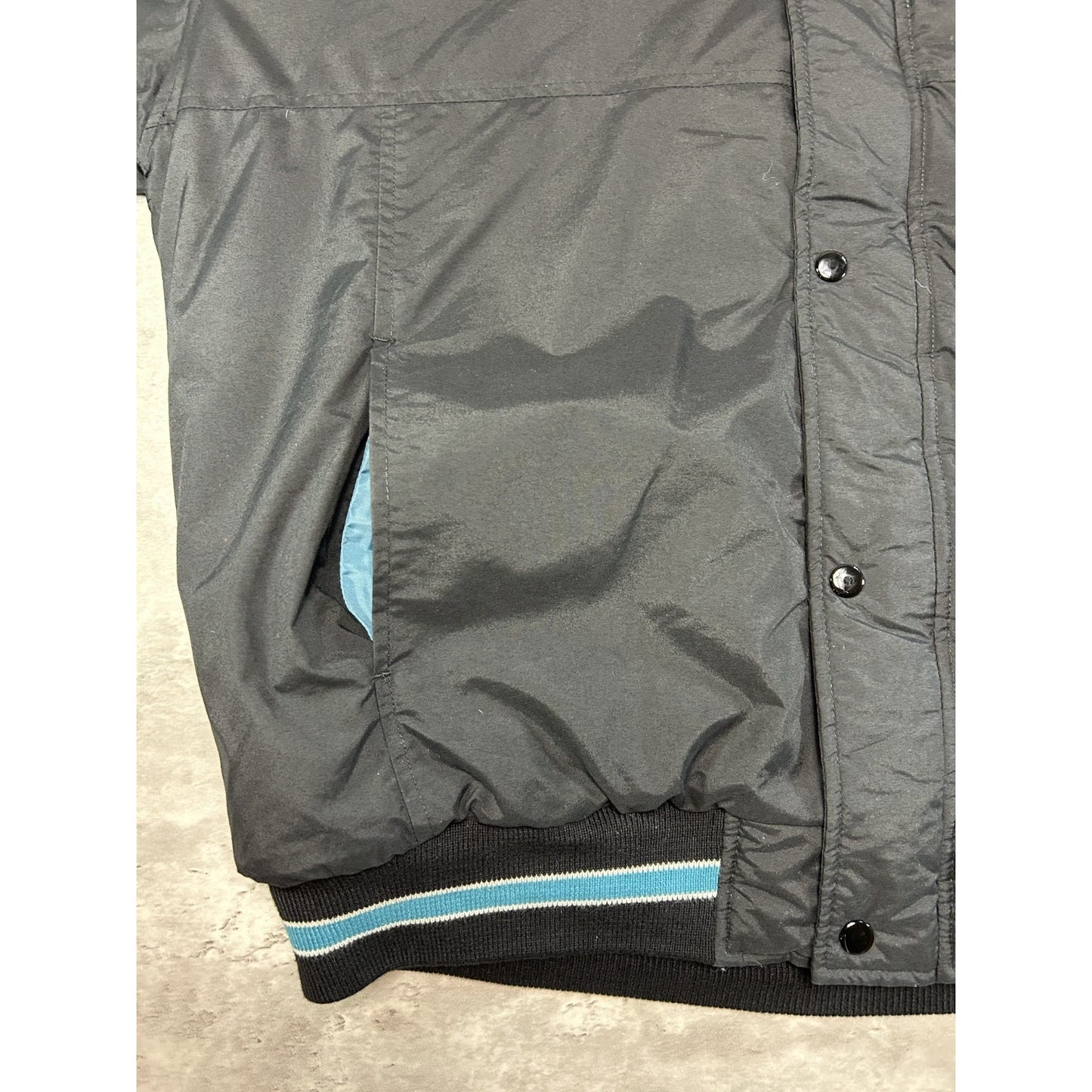 Vintage 80s/90s San Jose Sharks NHL Starter Insulated Full Zip Jacket Size XL