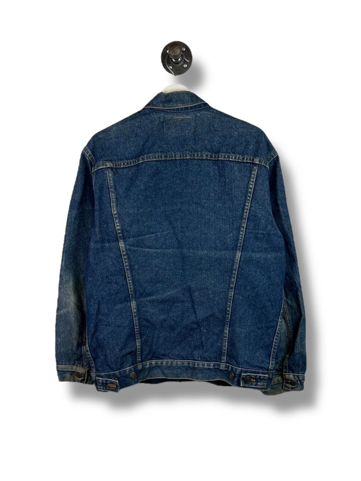Vintage 90s Levis Type 3 Dark Wash Denim Trucker Jacket Size Large
