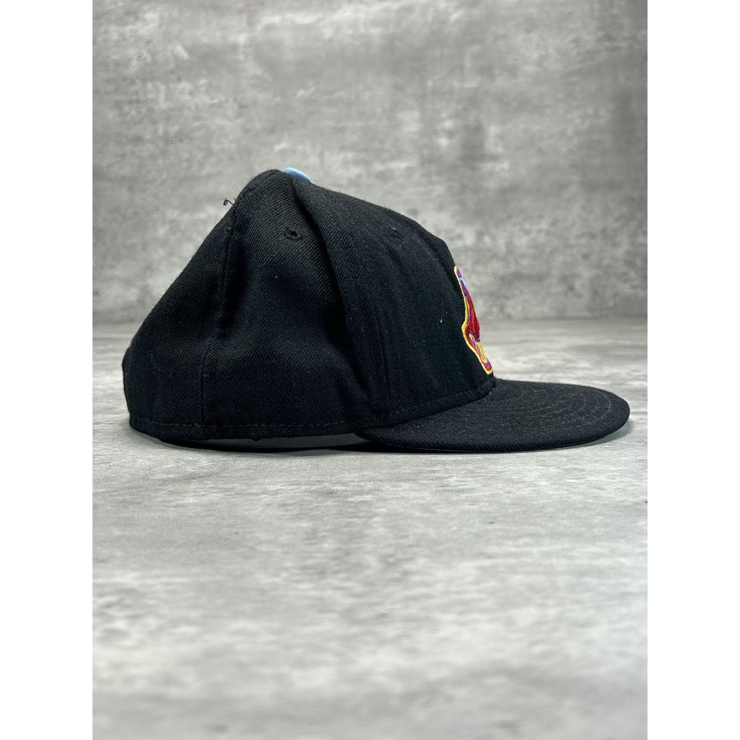 Cleveland Indians MLB Abstract Color Embroidered Logo Baseball Fitted Hat 7 3/8