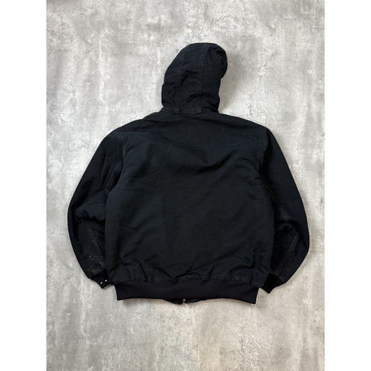 Vintage Carhartt Insulated Canvas Workwear Hooded Active Jacket Size Medium