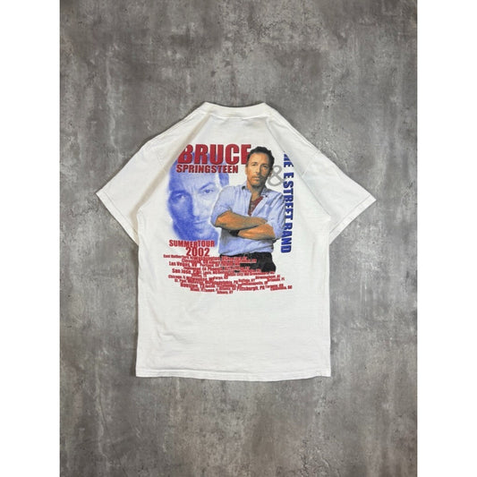 Vintage 2002 Bruce Springsteen Summer Tour Soul Music Band T-Shirt Size Large