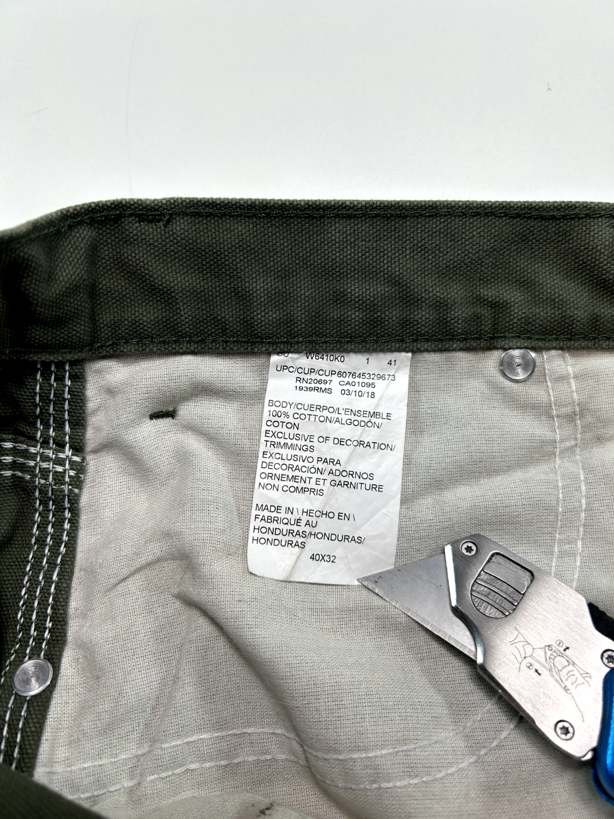Vintage Dickies Canvas Workwear Carpenter Pants Size 40