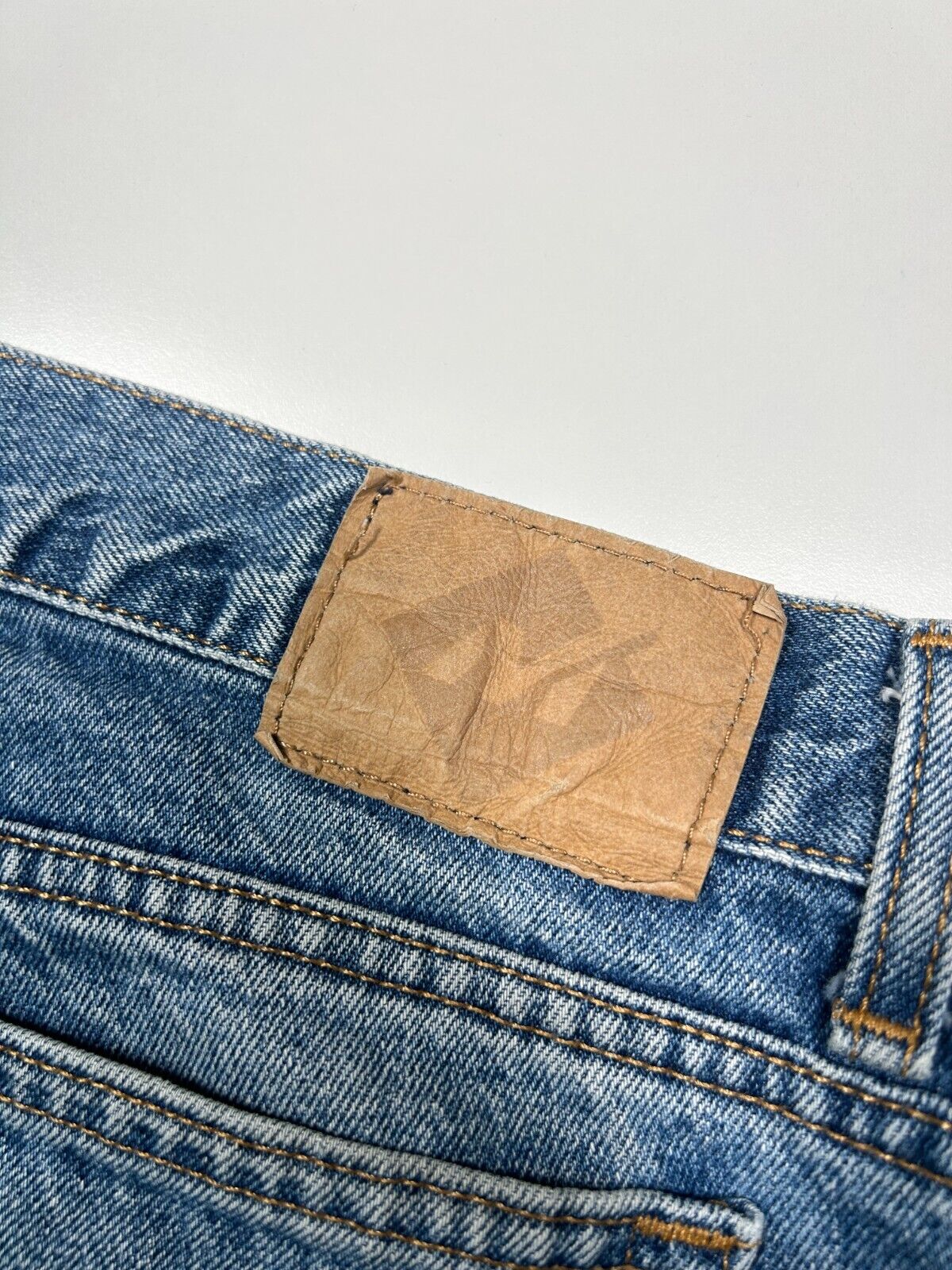 Vintage Members Mark Light Wash Denim Jorts Shorts Size 36W