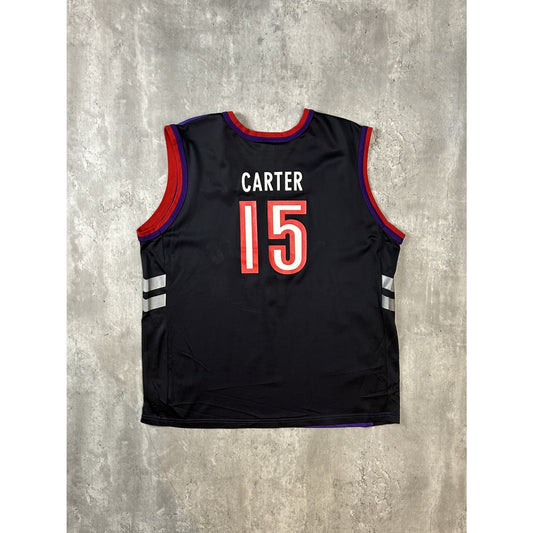 Vintage 90s Vince Carter #15 Toronto Raptors NBA Champion Jersey Size XL