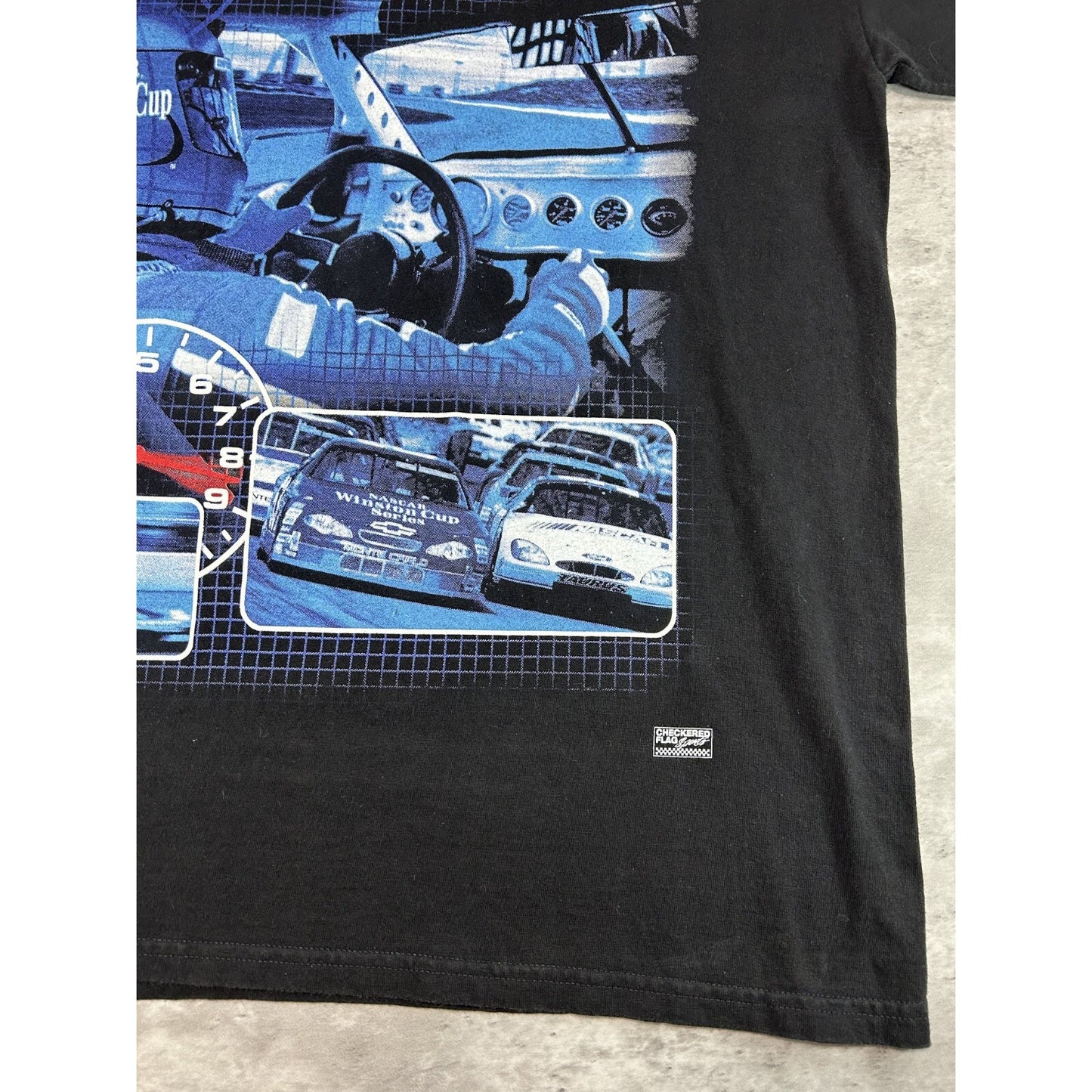 Vintage 2002 Nascar Winston Cup The Limit Tour Big Graphic T-Shirt Size 2XL