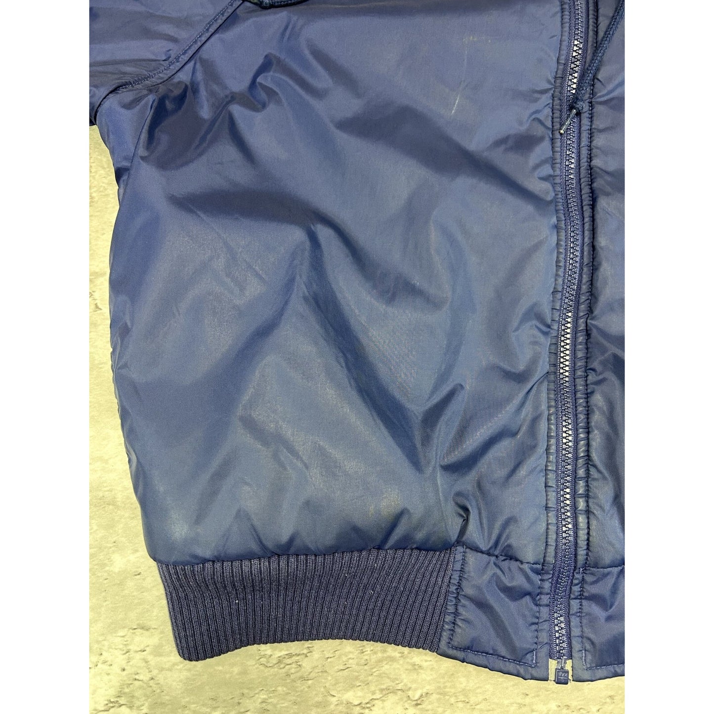 Vintage 90s Adidas Embroidered Logo Nylon Reversible Hooded Jacket Size Medium